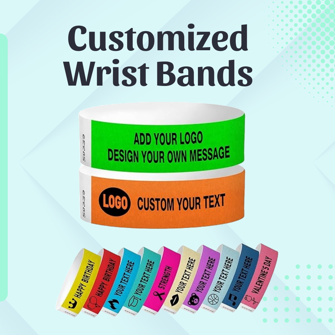 Customized Wrist Bands for Events and Branding – Bold Vision UAE