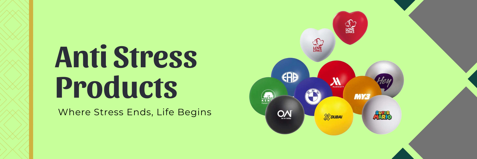 Customized Anti-Stress Balls with Company Logos – Bold Vision UAE