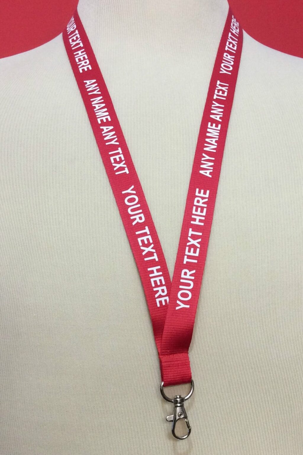 Premium custom lanyards with personalized logos, vibrant colors, and adjustable clips for corporate branding and event identification