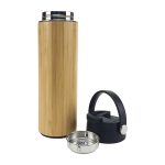 Eco-Friendly Bamboo Flask with Built-in Tea Infuser