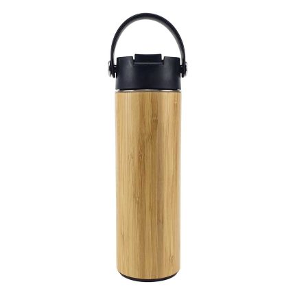 Eco-Friendly Bamboo Flask with Built-in Tea Infuser