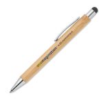 Bamboo Pen with Stylus and Blue Ink – Eco-Friendly Writing Tool