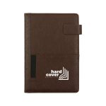 Dorniel A5 PU notebook with front pocket and magnetic flap cover