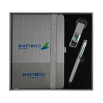 Premium Office Gift Set in Elegant Ribbon Handle Box