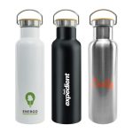 Stainless Steel Bamboo Flask – Insulated Eco Bottle