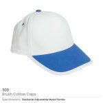 Cotton Cap with Metal Clip β Adjustable and Breathable