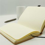 Cork cover notebook with eco-friendly design and natural texture