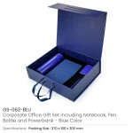 Corporate Office Gift Set in Color-Themed Box with Ribbon Handle
