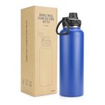 Double Wall Stainless Steel Bottle with Carry Handle – Insulated