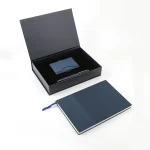 Executive Notebook Gift Set with PU Binder, Metal Pen, and Card Holder