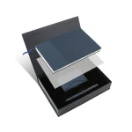 Executive Notebook Gift Set with PU Binder, Metal Pen, and Card Holder