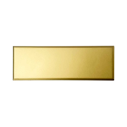 Gold Brass Name Badge with Safety Pin – Durable & Stylish