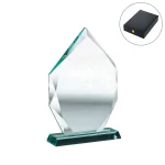 Iceberg Crystal Award with Glass Base in Premium Gift Box