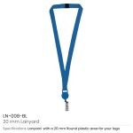 Lanyard with Reel Badge Holder and Safety Lock for ID Cards