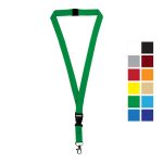 20mm Lanyard with Hook, Safety Lock, and Quick-Release Buckle