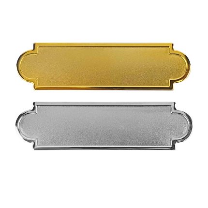 Metal Name Badges in Gold and Silver – Custom & Elegant