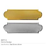 Metal Name Badges in Gold and Silver – Custom & Elegant