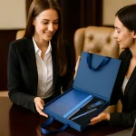 Premium Office Gift Set with Ribbon Handle Box - Image 4