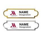 Metal Name Badges in Gold and Silver – Custom & Elegant