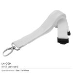 RPET Lanyard with Hook and Safety Clip – Recycled Material