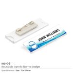 Reusable Acrylic Name Badge – Custom & Eco-Friendly Design