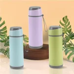 500ml Sports Glass Bottle with Twist-Off Lid and Carry Handle