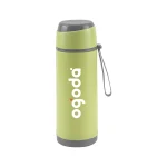 500ml Sports Glass Bottle with Twist-Off Lid and Carry Handle