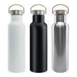 Stainless Steel Bamboo Flask – Insulated Eco Bottle