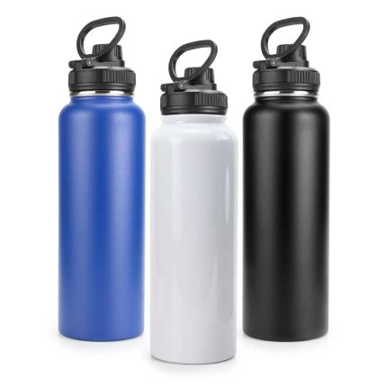 Double Wall Stainless Steel Bottle with Carry Handle – Insulated