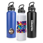 Double Wall Stainless Steel Bottle with Carry Handle – Insulated