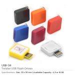 Twister USB Flash Drive – Compact and Stylish Promotional USB