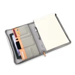 Eco-Friendly RPET A4 Portfolio with Zipper and Document Organizer