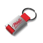 Metal Keychain with Strap – Customizable Corporate Gift