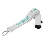 RPET Lanyard with Hook and Safety Clip – Recycled Material